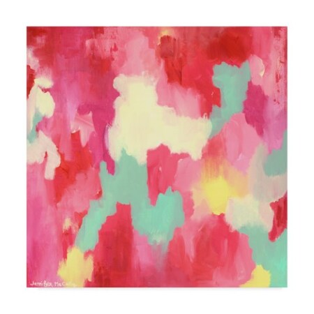 Trademark Fine Art Jennifer Mccully 'Candy Clouds - Abstract' Canvas Art, 35x35 ALI36927-C3535GG